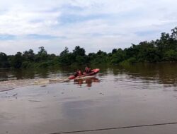 Pencarian Joki Perahu Ketinting Hilang di Sungai Kahayan, Tim SAR Terkendala Arus Deras