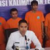 4 Budak Sabu Jaringan Pontianak Diringkus BNNP Kalteng