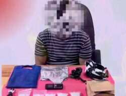 Simpan Sabu di Wisma, Pria Paruh Baya di Palangka Raya Tak Berkutik Digerebek Polisi